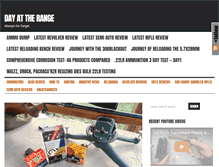 Tablet Screenshot of dayattherange.com